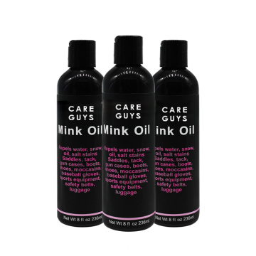 liquid mink oil leather care polish